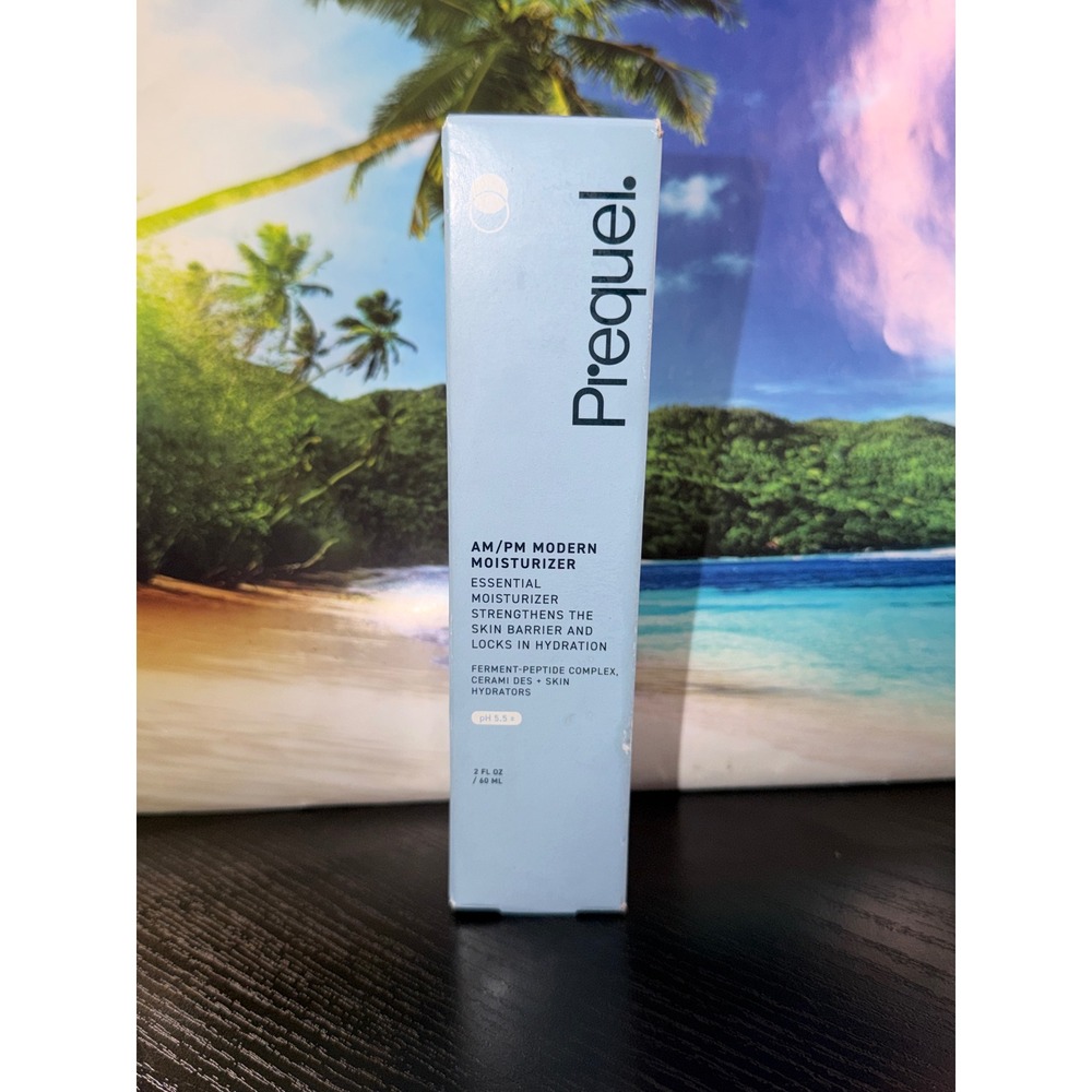 Prequel AM/PM Modern Moisturizer 2oz 60mL Ceramide Peptide Skin Barrier Cream